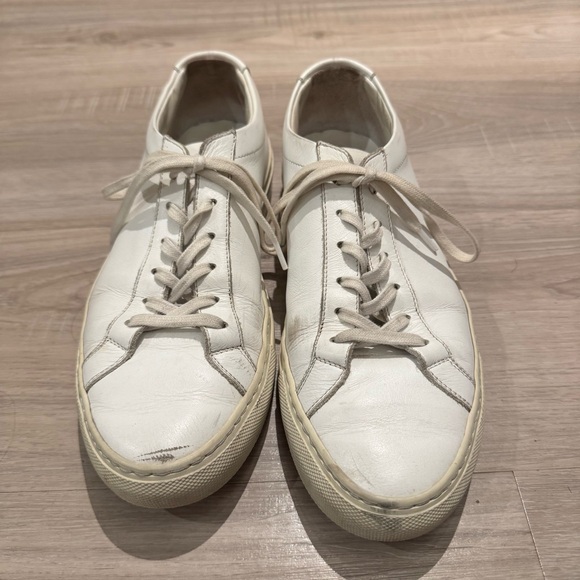 Common Projects White Leather Sneakers Size 39/8